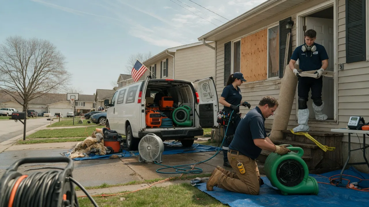 Water Damage Restoration in Deforest, WI near me